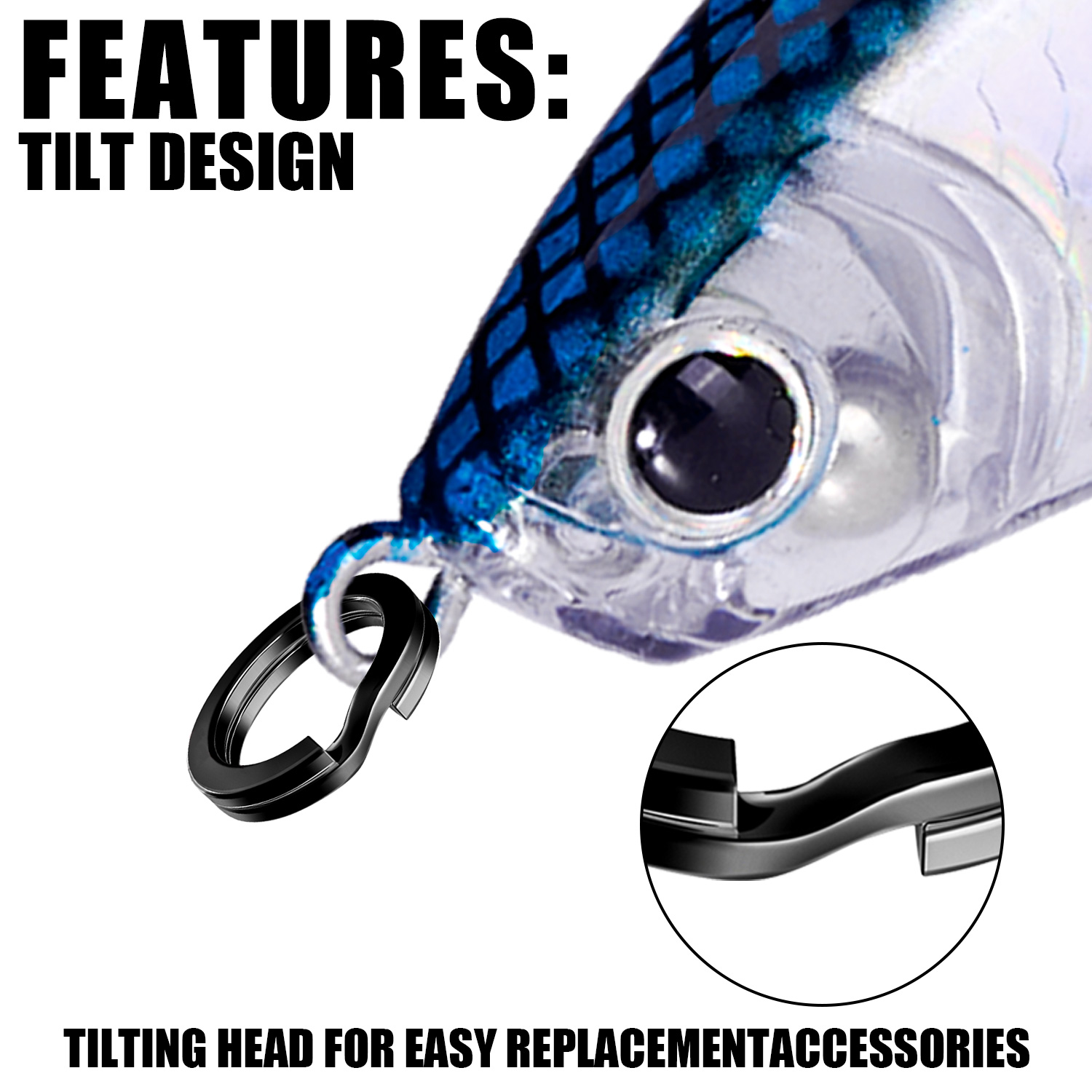 100 Uds anillos divididos de P - Fishing Line Cutter reseña y precio